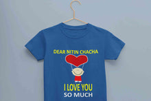 Load image into Gallery viewer, Custom Name I love My Chacha So Much Half Sleeves T-Shirt for Boy-KidsFashionVilla
