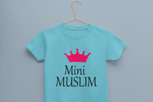 Load image into Gallery viewer, Mini Muslim Eid Half Sleeves T-Shirt For Girls -KidsFashionVilla
