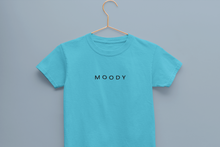 Load image into Gallery viewer, Moody Minimals Half Sleeves T-Shirt For Girls -KidsFashionVilla
