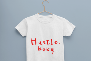 Hustle Baby Half Sleeves T-Shirt for Boy-KidsFashionVilla