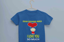 Load image into Gallery viewer, Custom Name I love My Masi So Much Half Sleeves T-Shirt for Boy-KidsFashionVilla
