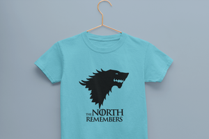 The North Remembers Web Series Half Sleeves T-Shirt For Girls -KidsFashionVilla