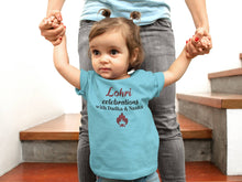 Load image into Gallery viewer, Lohri Celebrations Half Sleeves T-Shirt For Girls -KidsFashionVilla
