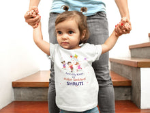 Load image into Gallery viewer, Custom Name Kai Po Che Makar Sankranti Half Sleeves T-Shirt For Girls -KidsFashionVilla
