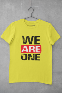 We Are One Family Matching Half Sleeves T-Shirts-KidsFashionVilla