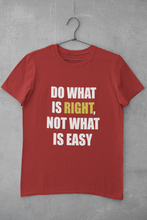 Load image into Gallery viewer, Do What Is Right, Not What Is Easy Matching Family Half Sleeves T-Shirts-KidsFashionVilla
