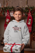 Load image into Gallery viewer, On Santas Cute List Christmas Boy Hoodies-KidsFashionVilla
