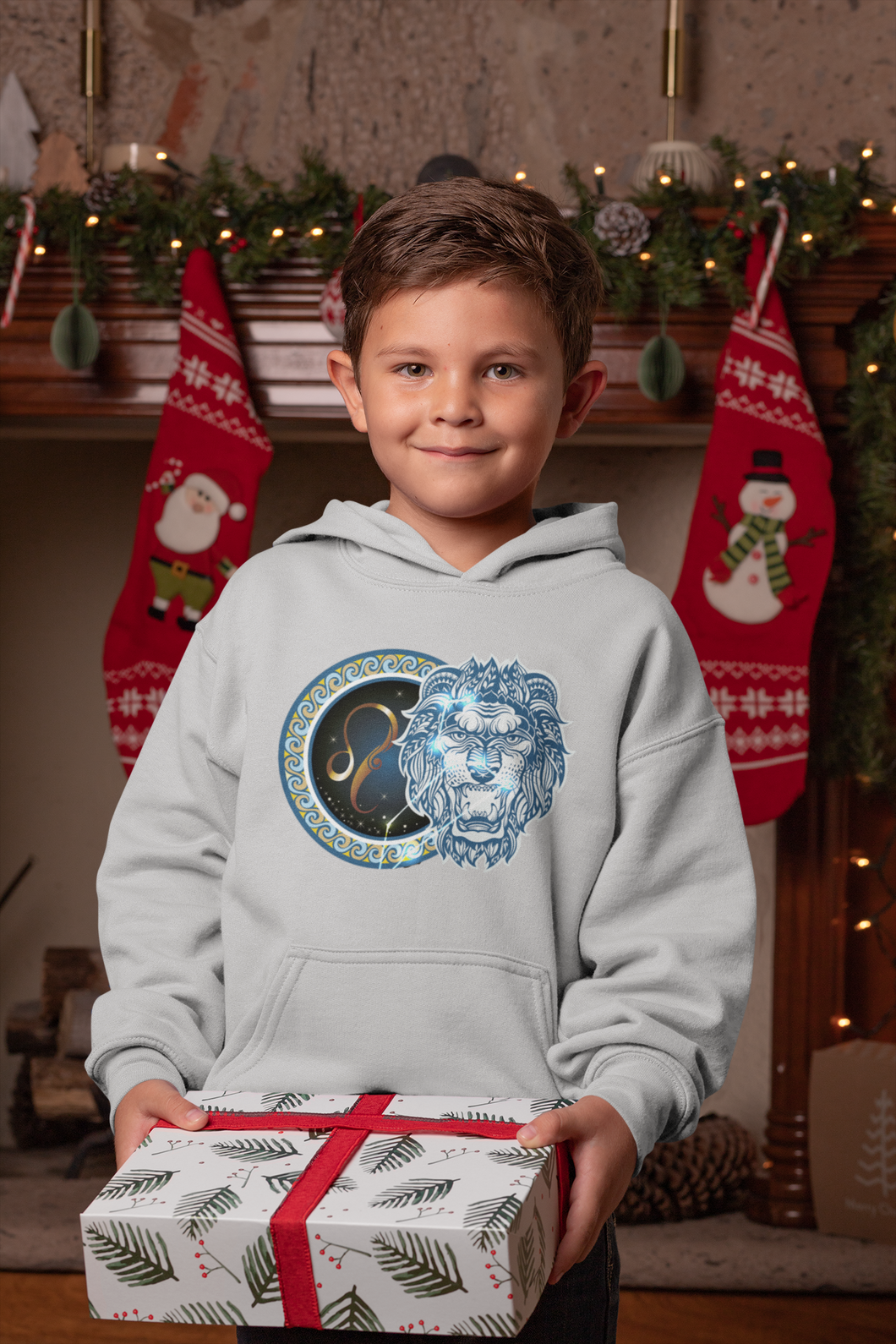 Leo Zodiac Sign Boy Hoodies-KidsFashionVilla