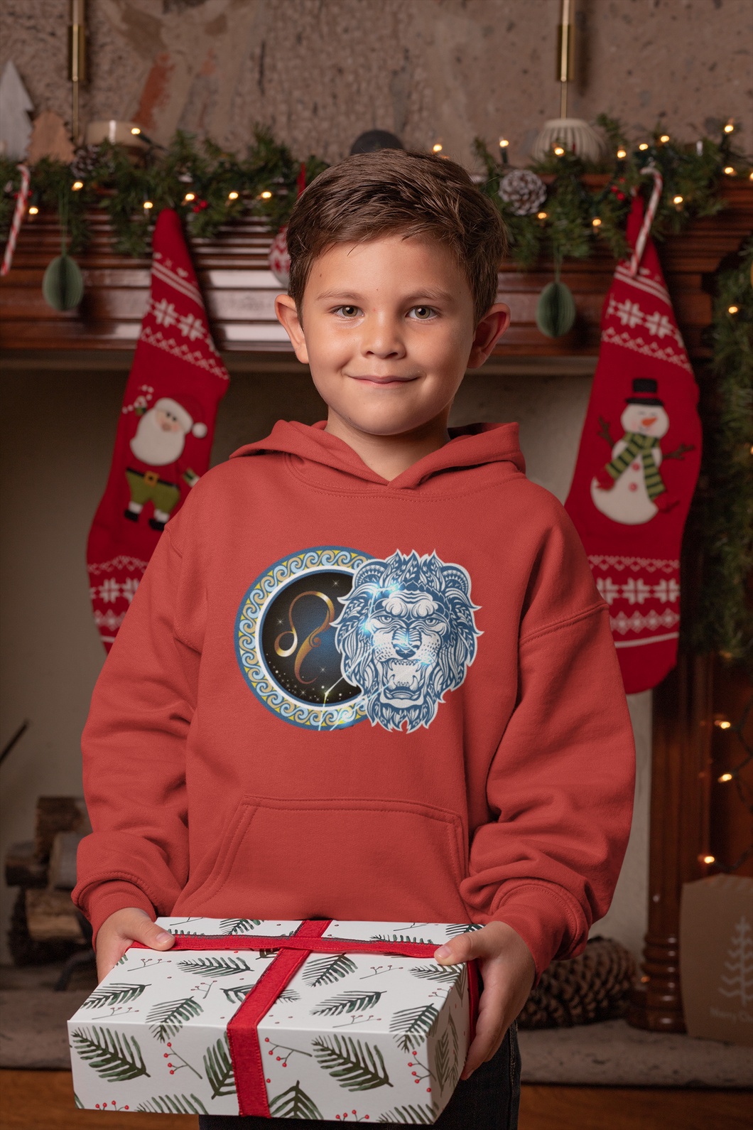 Leo Zodiac Sign Boy Hoodies-KidsFashionVilla