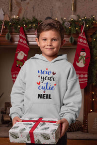 Customized Name New Year Cutie Boy Hoodies-KidsFashionVilla