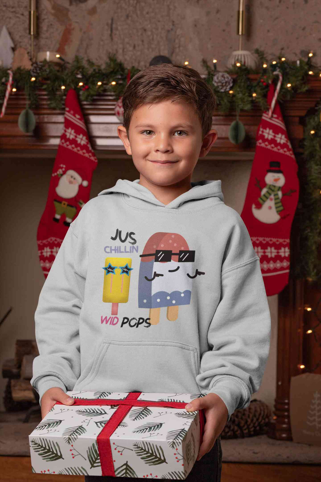 Popsicle Cartoon Boy Hoodies-KidsFashionVilla