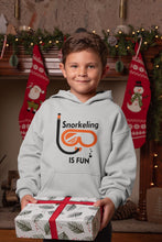 Load image into Gallery viewer, Snorkeling Is Fun Boy Hoodies-KidsFashionVilla
