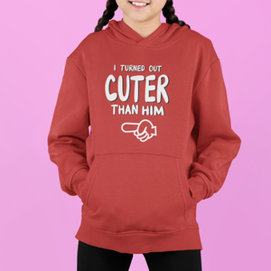 I Turned Out Cuter Brother-Sister Kids Matching Hoodies -KidsFashionVilla