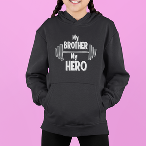 My Angel My Hero Brother-Sister Kids Matching Hoodies -KidsFashionVilla