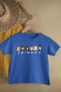 F.R.I.E.N.D.S Friends Web Series Half Sleeves T-Shirt for Boy-KidsFashionVilla