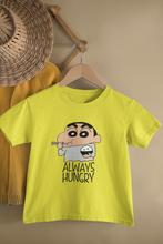 Load image into Gallery viewer, Always Hungry Half Sleeves T-Shirt For Girls -KidsFashionVilla
