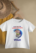 Load image into Gallery viewer, My First Ganesh Chaturthi Half Sleeves T-Shirt for Boy-KidsFashionVilla
