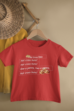 Load image into Gallery viewer, Hot Cross Buns Poem Half Sleeves T-Shirt for Boy-KidsFashionVilla
