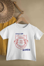 Load image into Gallery viewer, Custom Name IPL PBKS Punjab Super Kings Little Fan Half Sleeves T-Shirt for Boy-KidsFashionVilla
