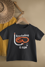 Load image into Gallery viewer, Snorkeling Is Fun Half Sleeves T-Shirt for Boy-KidsFashionVilla
