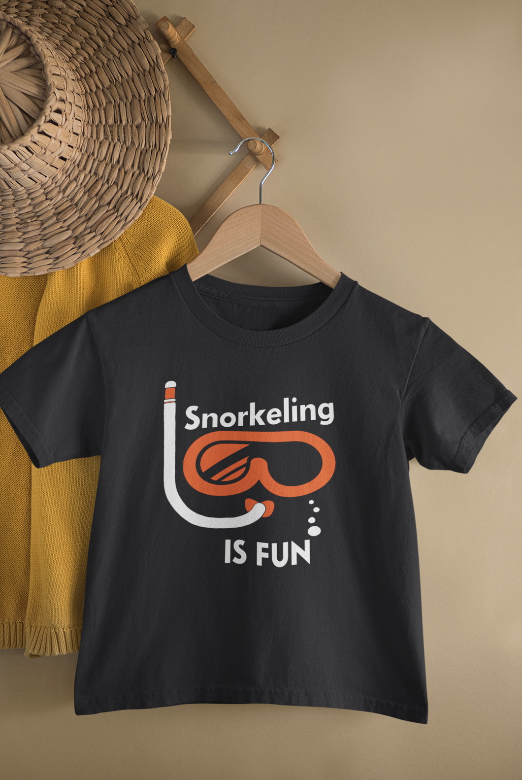 Snorkeling Is Fun Half Sleeves T-Shirt for Boy-KidsFashionVilla