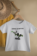 Load image into Gallery viewer, Sleeping Panda Half Sleeves T-Shirt for Boy-KidsFashionVilla
