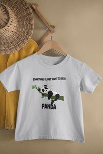 Sleeping Panda Half Sleeves T-Shirt for Boy-KidsFashionVilla