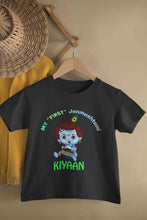 Load image into Gallery viewer, Custom Name First Janmashtami Half Sleeves T-Shirt for Boy-KidsFashionVilla
