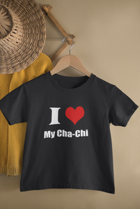 I Love My Chachi Bhatija Family Relation Matching T-Shirt- KidsFashionVilla