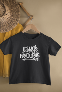 Daddy Mommy's Favorite Matching Brother Sister Kid Half Sleeves T-Shirts -KidsFashionVilla
