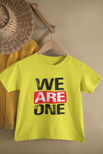 Load image into Gallery viewer, We Are One Family Matching Half Sleeves T-Shirts-KidsFashionVilla
