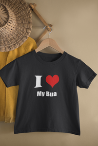 I Love My Bua Bhatija Family Relation Matching T-Shirt- KidsFashionVilla