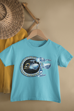 Load image into Gallery viewer, Libra Zodiac Sign Half Sleeves T-Shirt For Girls -KidsFashionVilla
