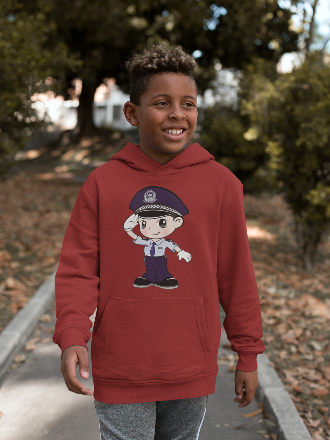 Future Police Boy Hoodies-KidsFashionVilla