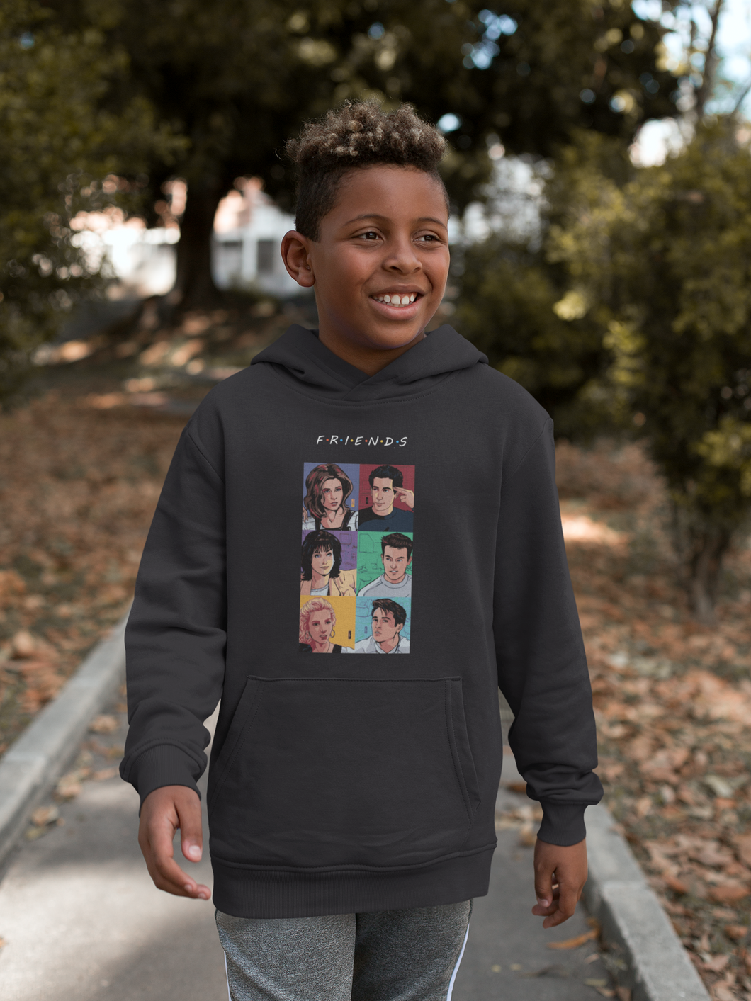 Friends Web Series Boy Hoodies-KidsFashionVilla