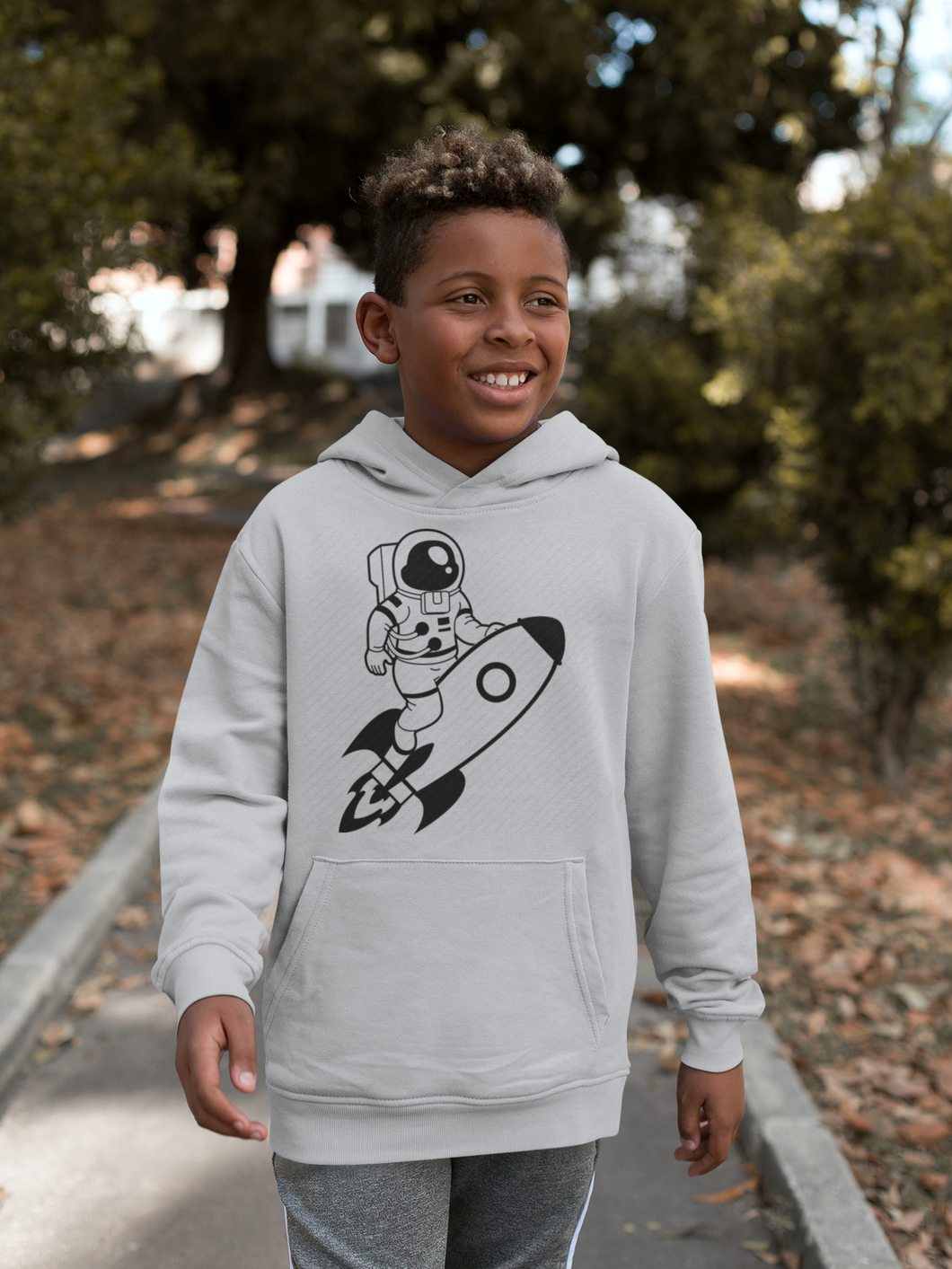 Future Astronaut Boy Hoodies-KidsFashionVilla