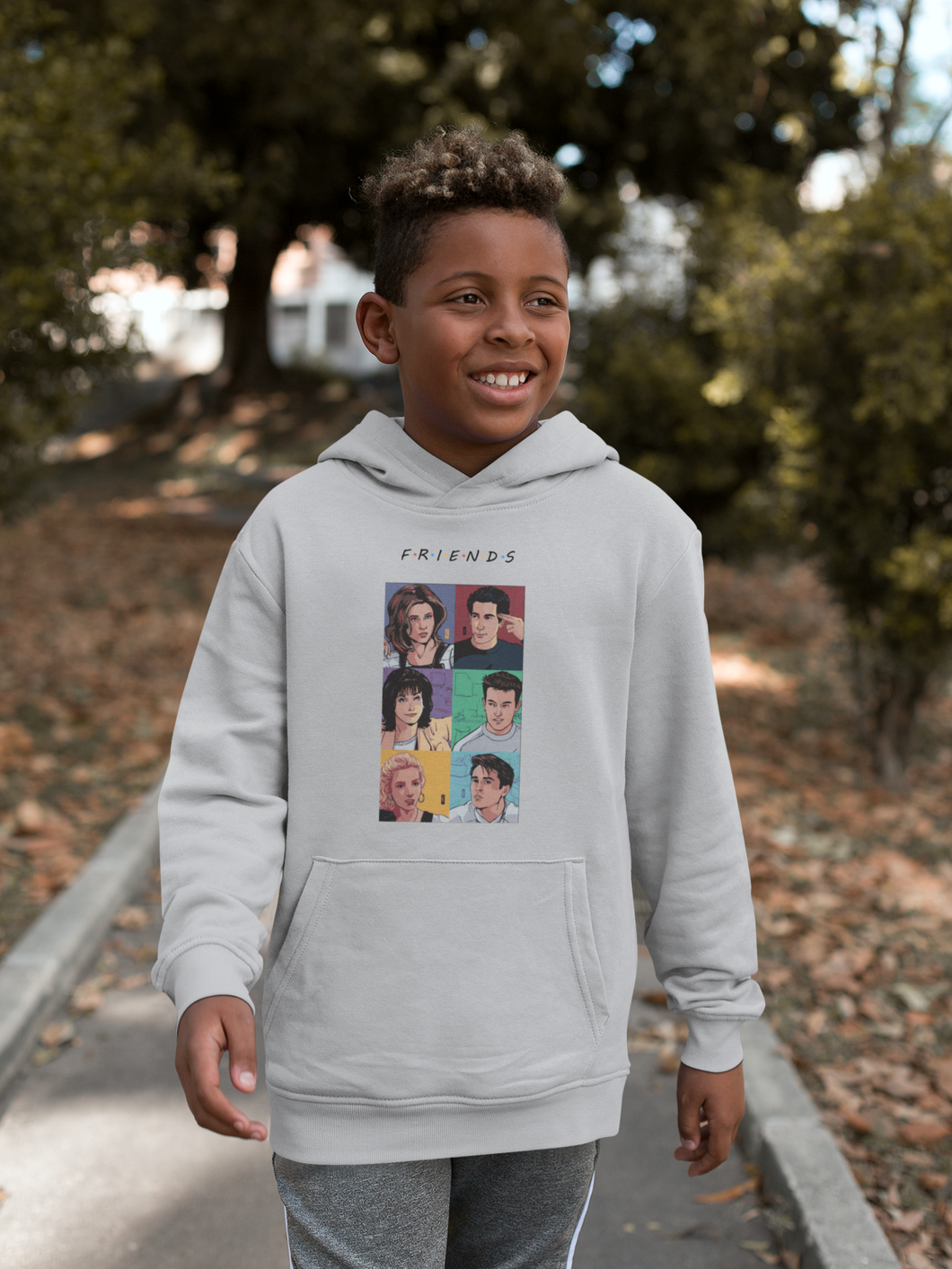 Friends Web Series Boy Hoodies-KidsFashionVilla