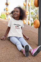 Load image into Gallery viewer, Chachu Ki Jaan Half Sleeves T-Shirt For Girls -KidsFashionVilla

