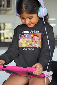 Johny Johny Yes Papa Poem Girl Hoodies-KidsFashionVilla