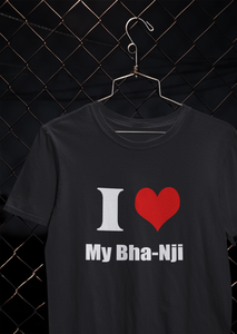 I Love My Mama Bhanji Family Relation Matching T-Shirt- KidsFashionVilla