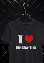 Load image into Gallery viewer, I Love My Chacha Bhatija Family Relation Matching T-Shirt- KidsFashionVilla
