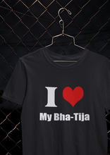 Load image into Gallery viewer, I Love My Chachi Bhatija Family Relation Matching T-Shirt- KidsFashionVilla
