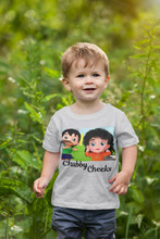 Load image into Gallery viewer, Chubby Cheeks Poem Half Sleeves T-Shirt for Boy-KidsFashionVilla
