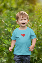 Load image into Gallery viewer, 8 Bit Heart Minimals Half Sleeves T-Shirt for Boy-KidsFashionVilla
