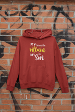 Load image into Gallery viewer, Favourite Villian Mother And Son Red Matching Hoodies- KidsFashionVilla
