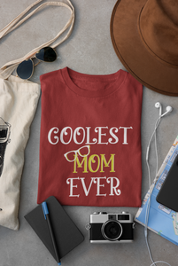 Coolest Son Ever Mother And Son Red Matching T-Shirt- KidsFashionVilla