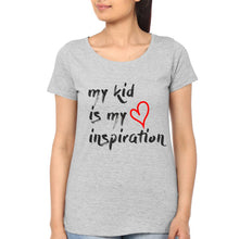 Load image into Gallery viewer, My Kid Is My Inspiration My Mom Is My Stylist Mother and Son Matching T-Shirt- KidsFashionVilla
