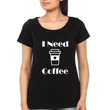 Load image into Gallery viewer, Need Coffee I&#39;M A Latte To Handle Mother and Daughter Matching T-Shirt- KidsFashionVilla
