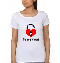 Load image into Gallery viewer, To My Heart The Key To Mother and Daughter Matching T-Shirt- KidsFashionVilla
