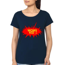 Load image into Gallery viewer, Wow Kid Wow Mom Mother and Son Matching T-Shirt- KidsFashionVilla
